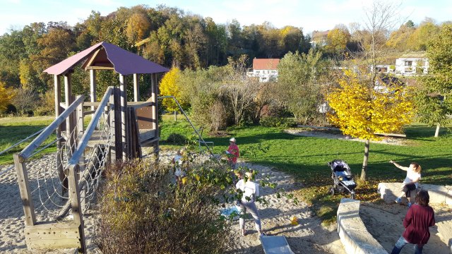 Spielplatz Schöneck Kletterturm