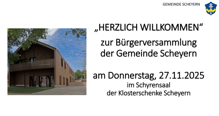 Bürgerversammlung 2025 - Titel