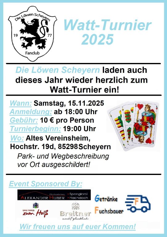 Löwen-Wattturnier 2025